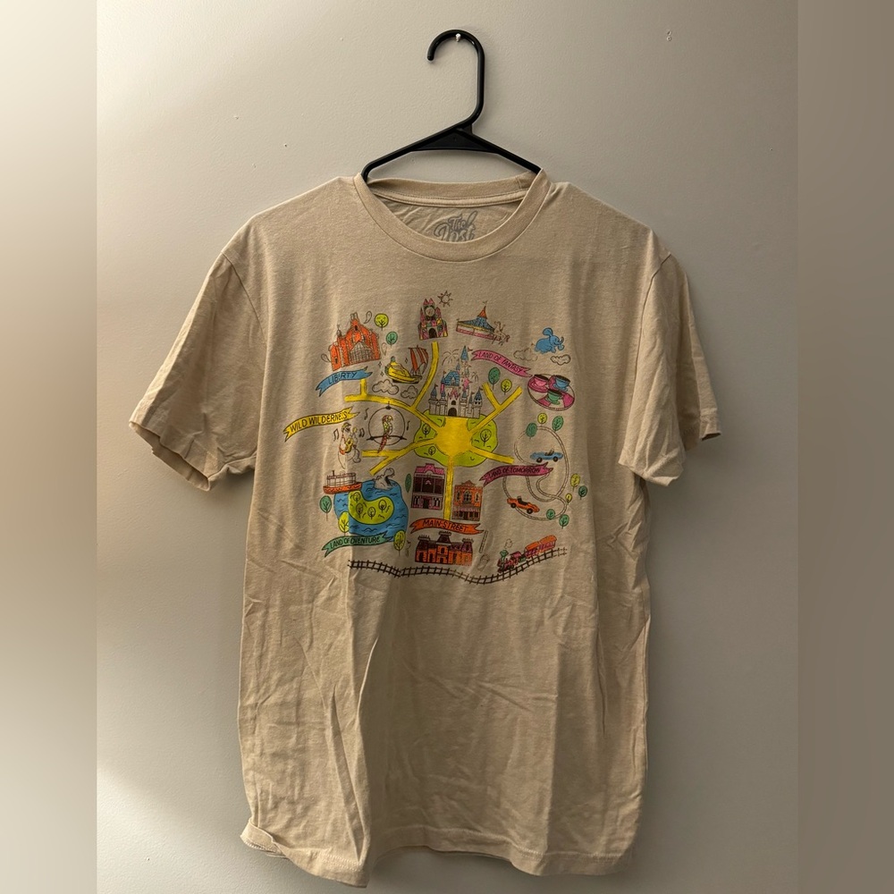 *The Lost Bros* Magic Kingdom Map Tee